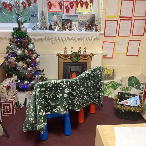 Look at our Christmas Reading Corner